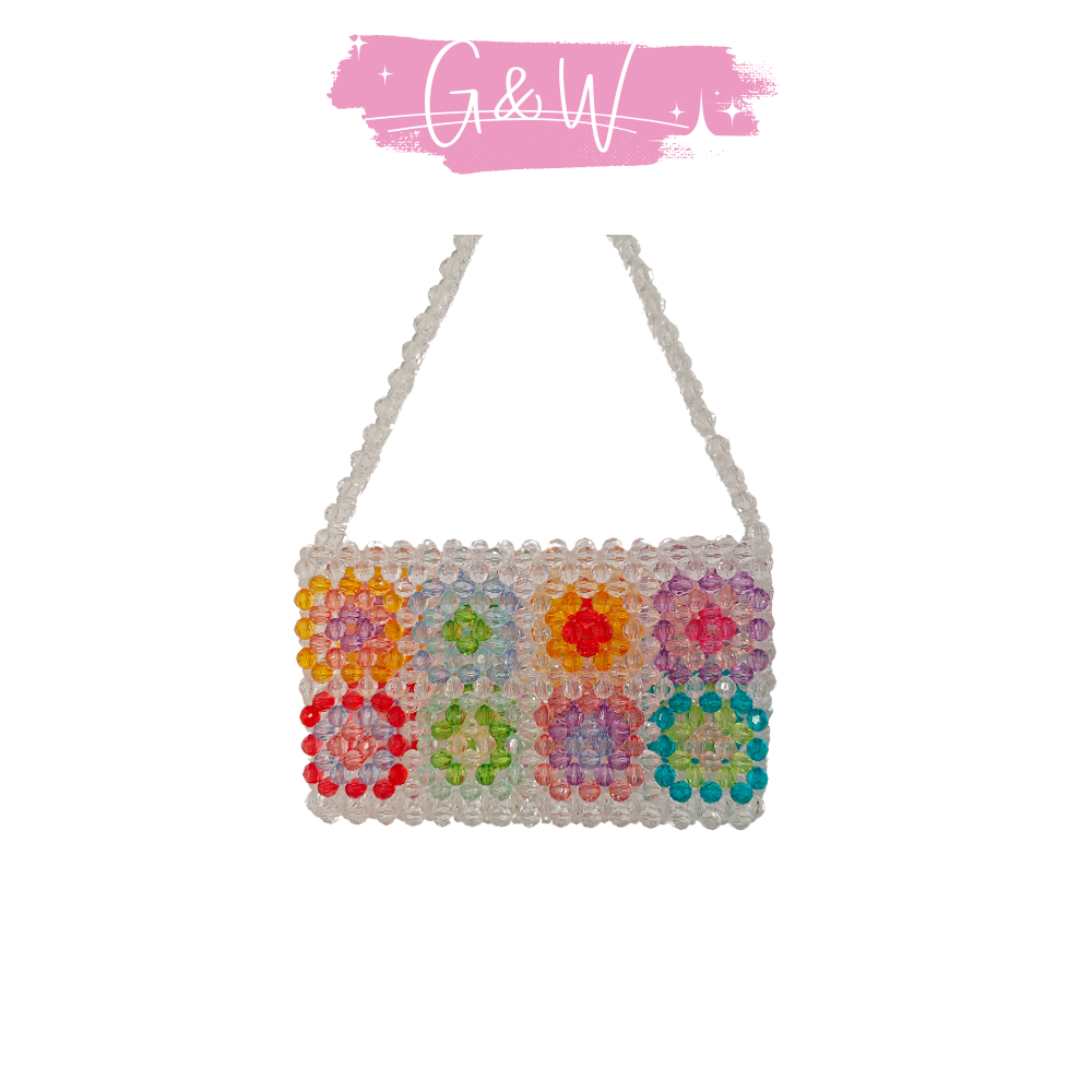 Colorful Cube Underarm Bag