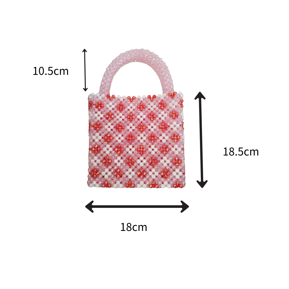 Ins Style Red Sweet Handbag