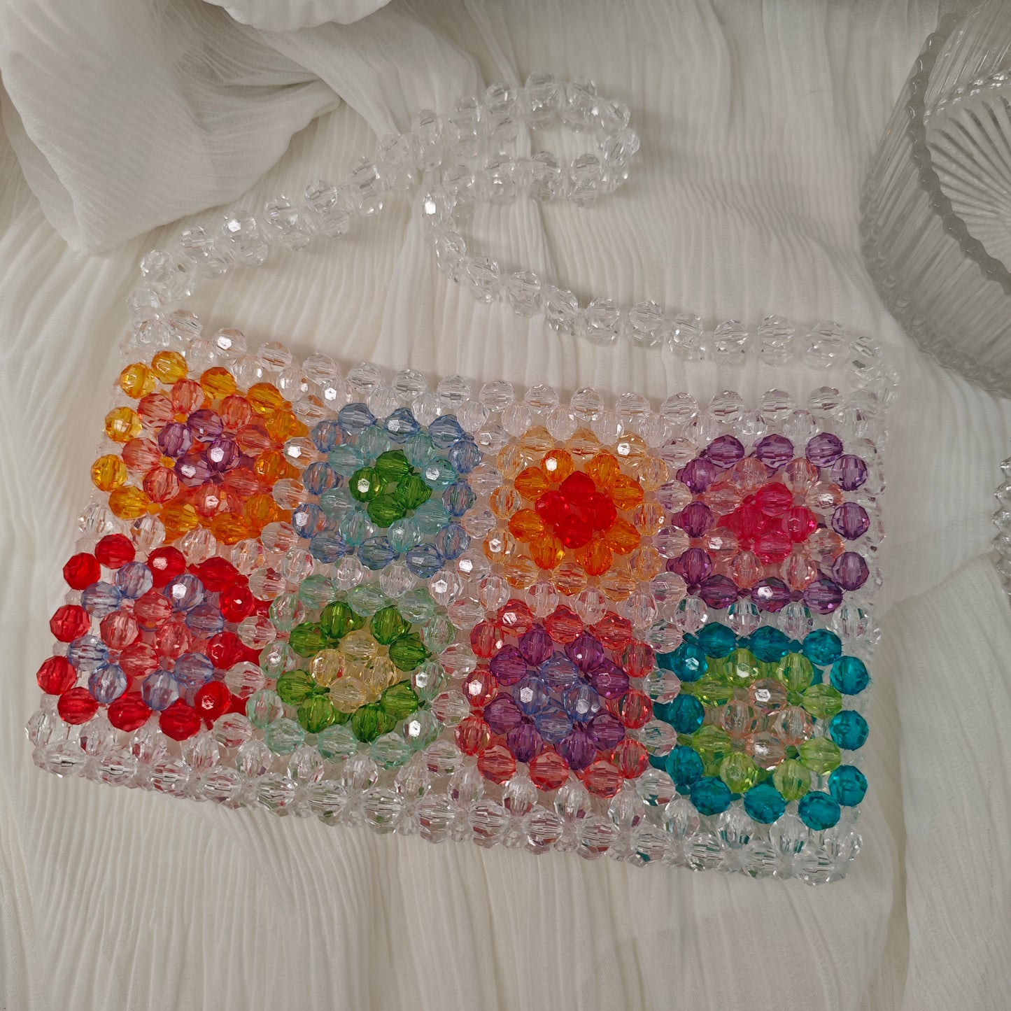 Colorful Cube Underarm Bag