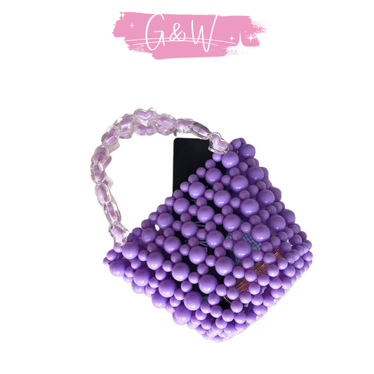 Pure purple handbag