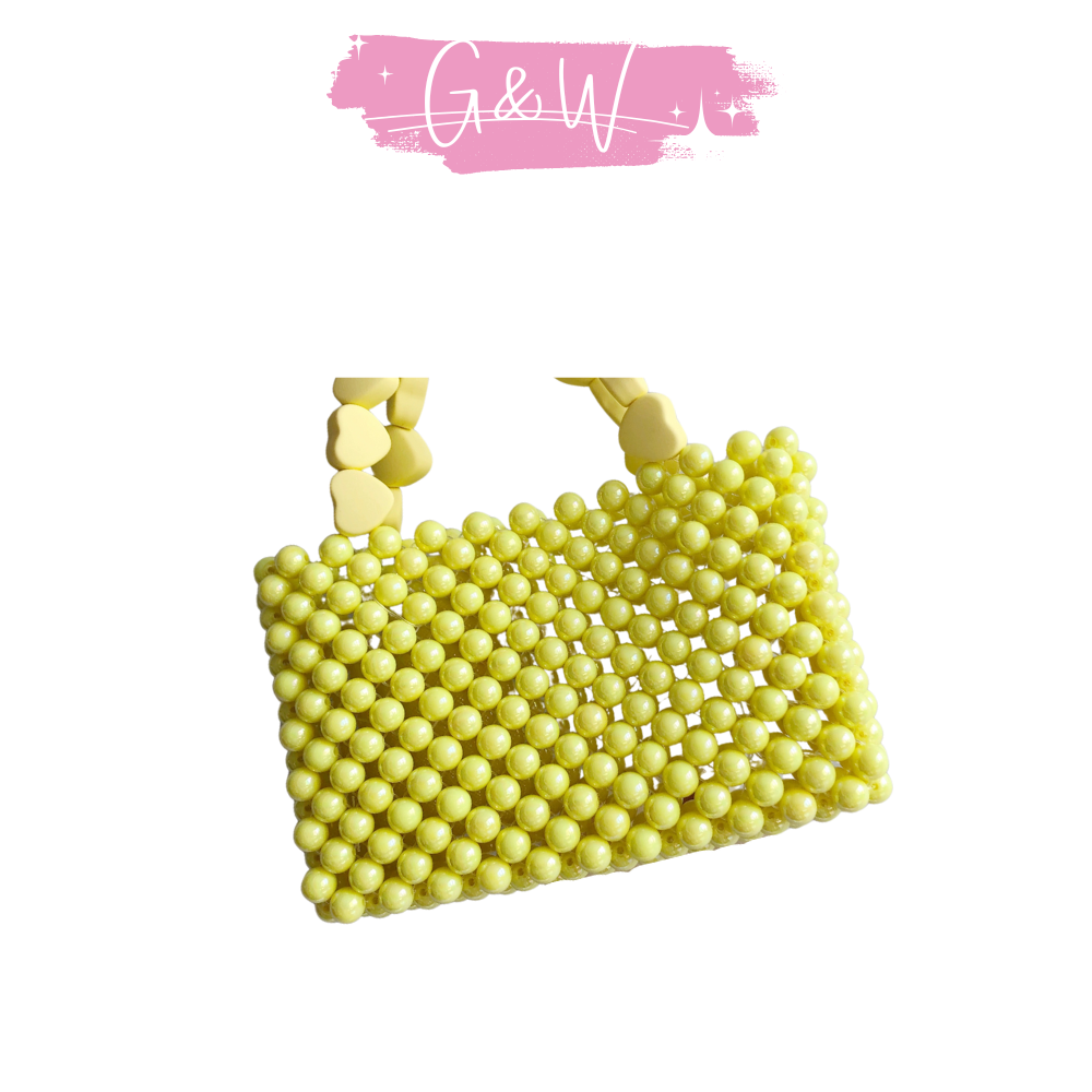 Pure yellow handbag