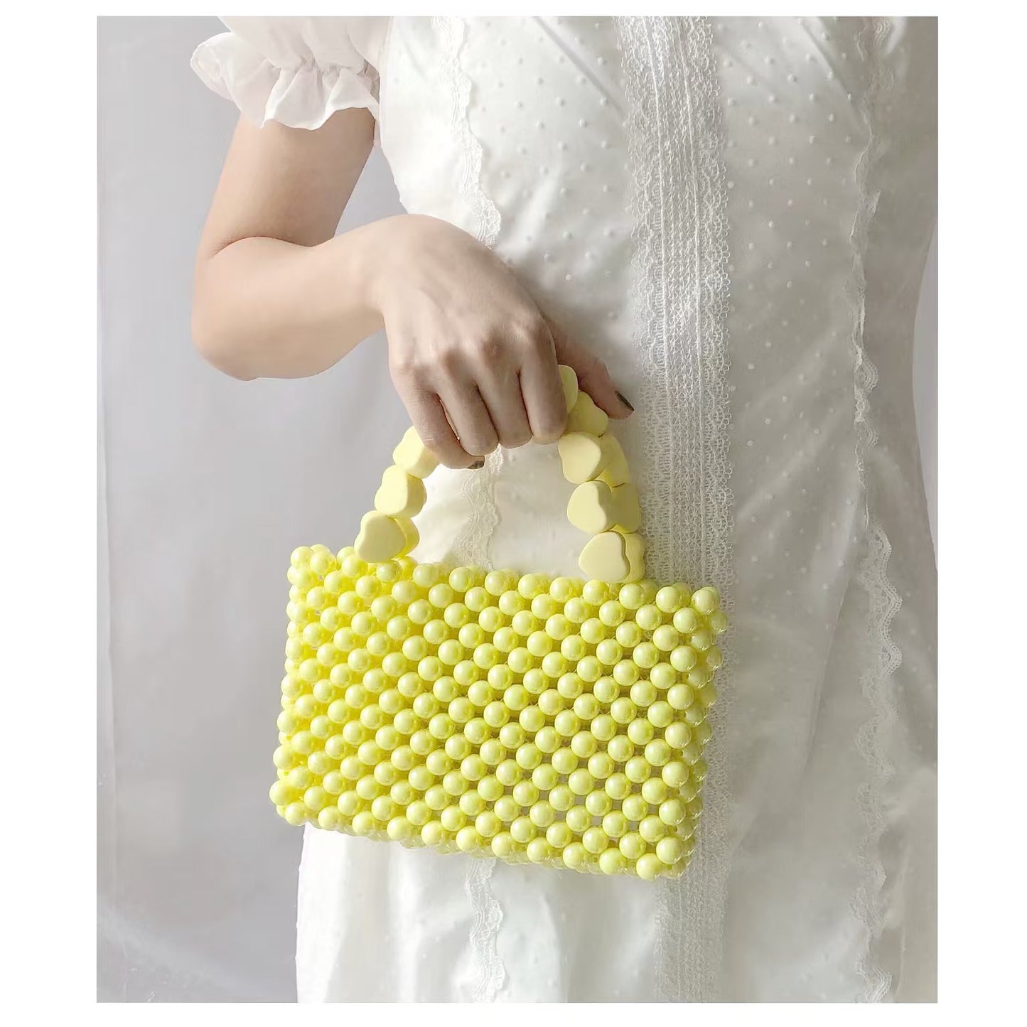 Pure yellow handbag