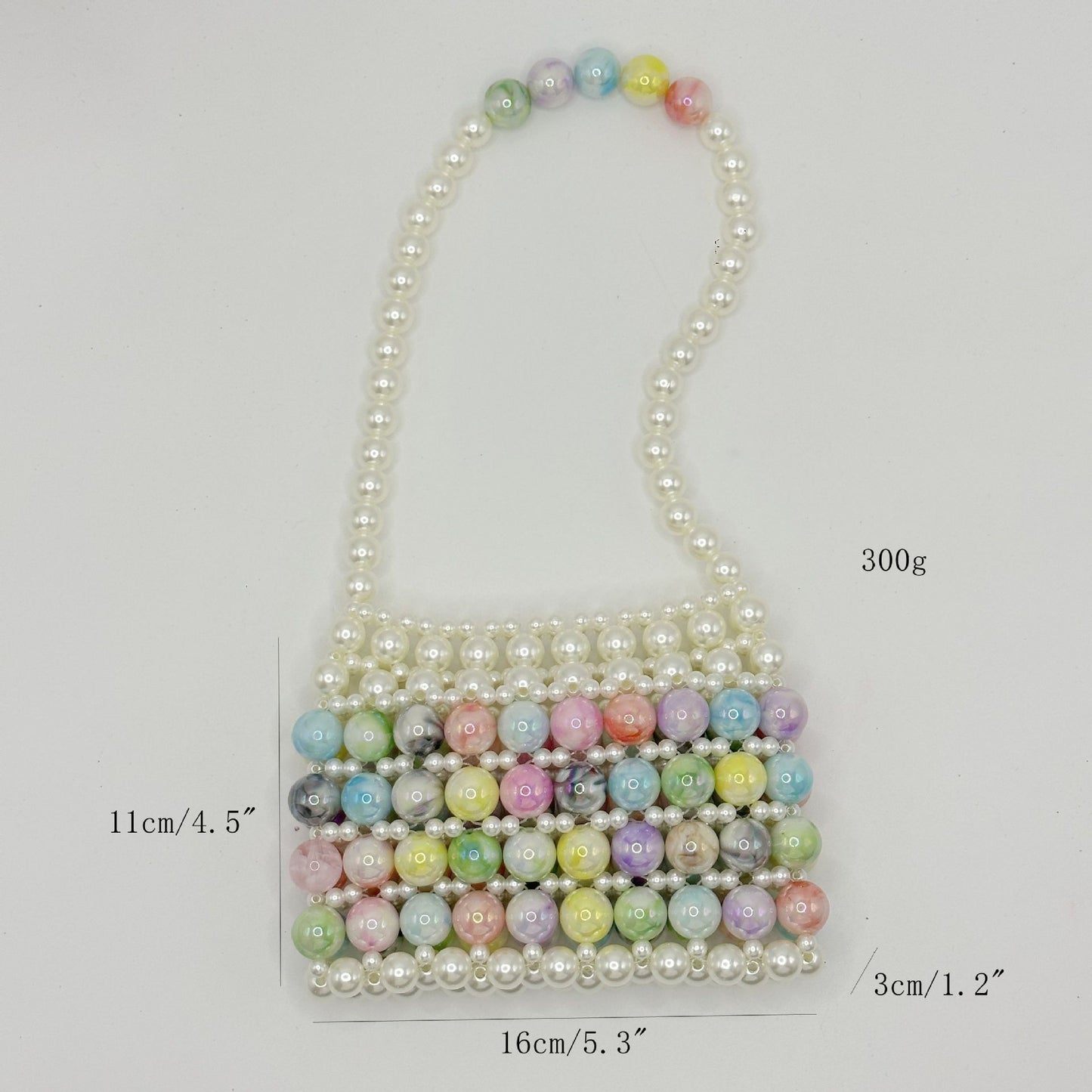 Colorful Pearl Crossbody Bag