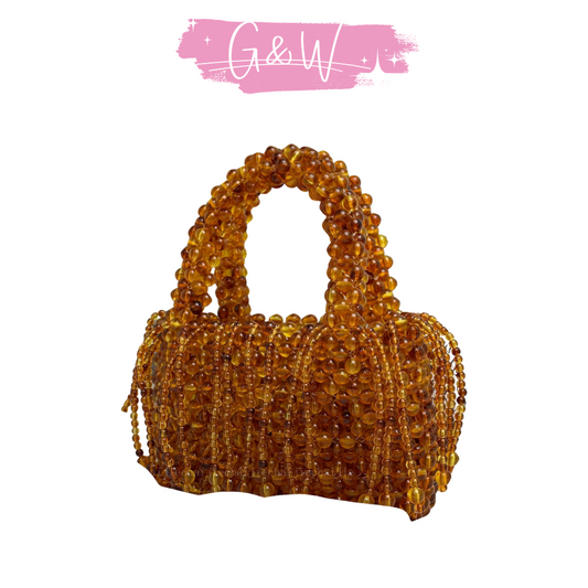 Amber Vintage Tassel Tote