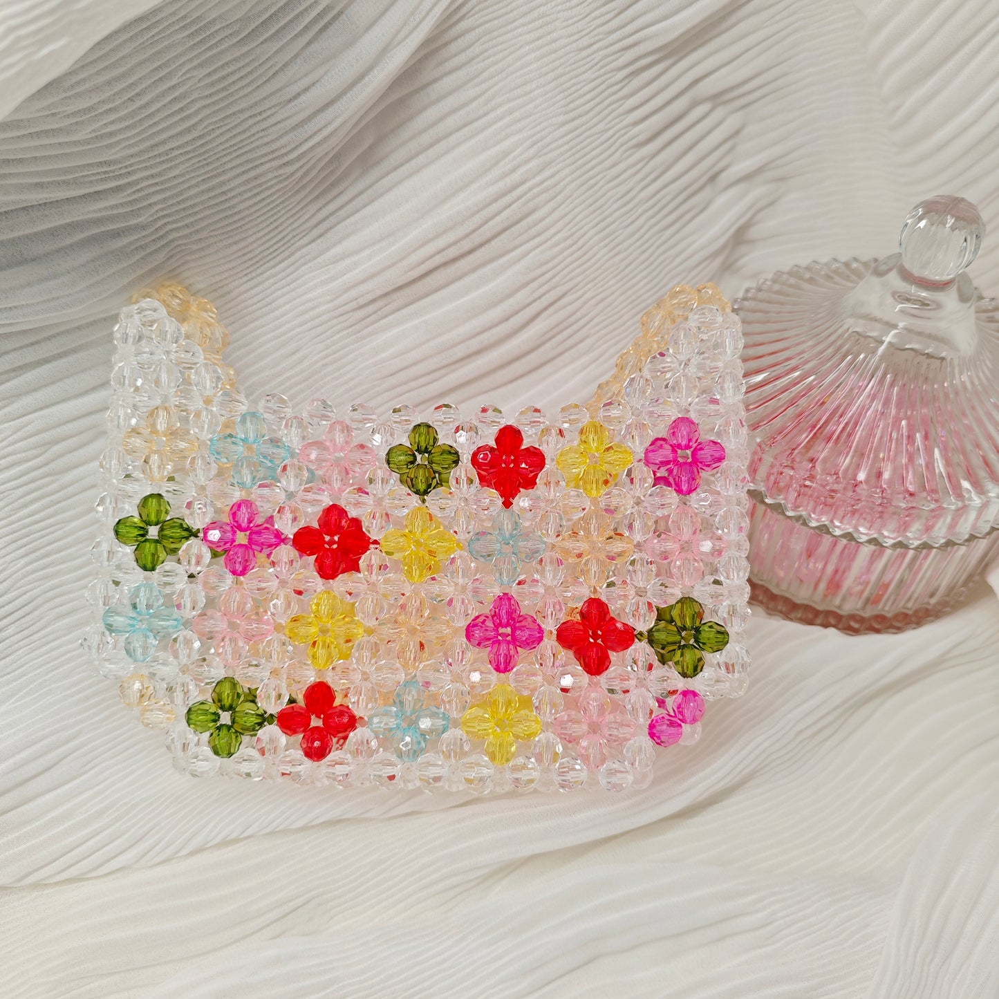 Colorful Flower Handbag