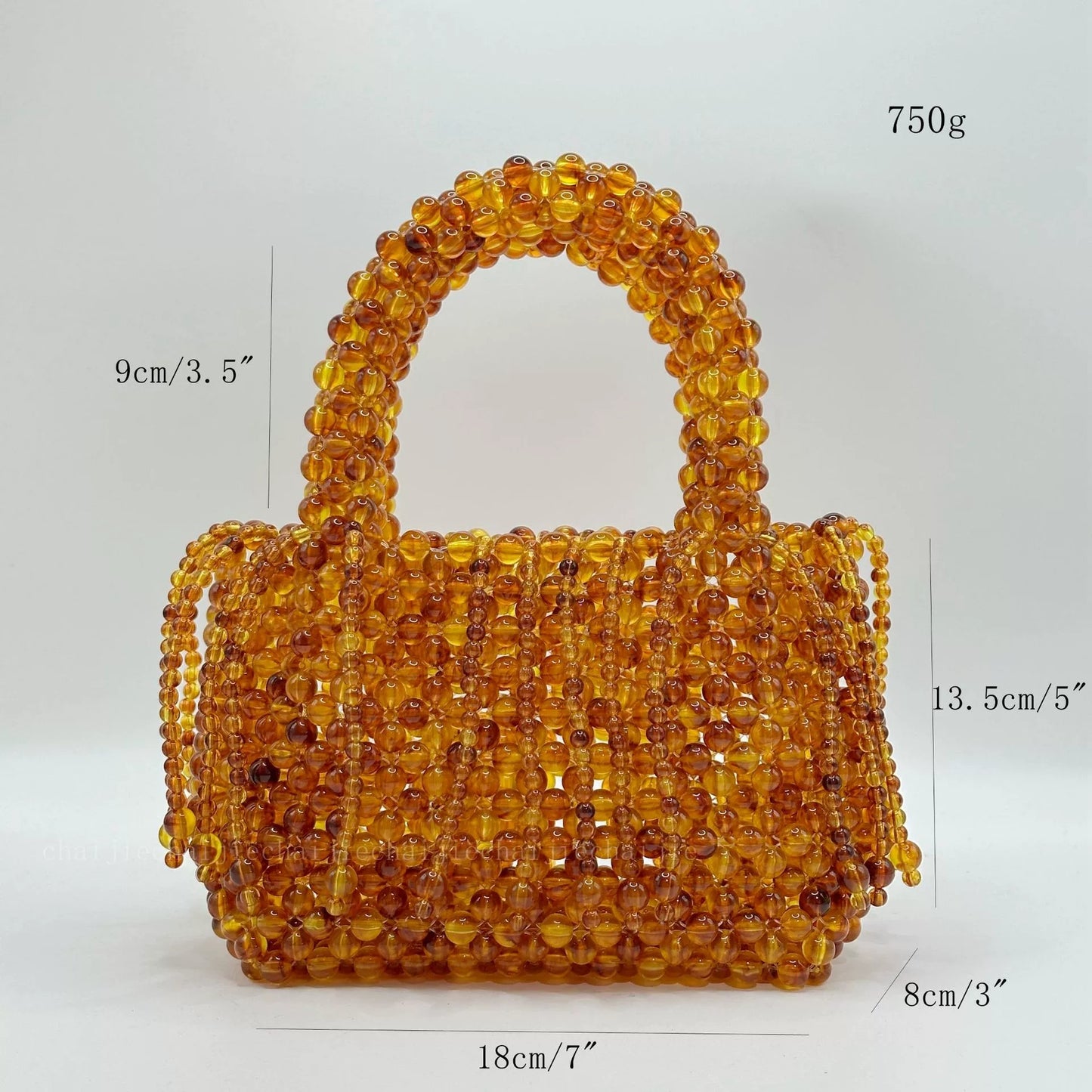 Amber Vintage Tassel Tote