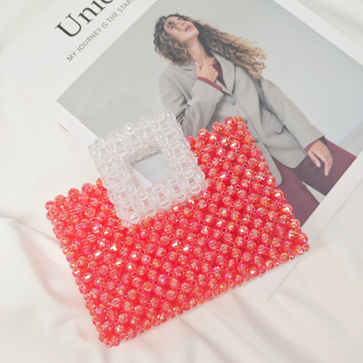 Red Jewel Handbag