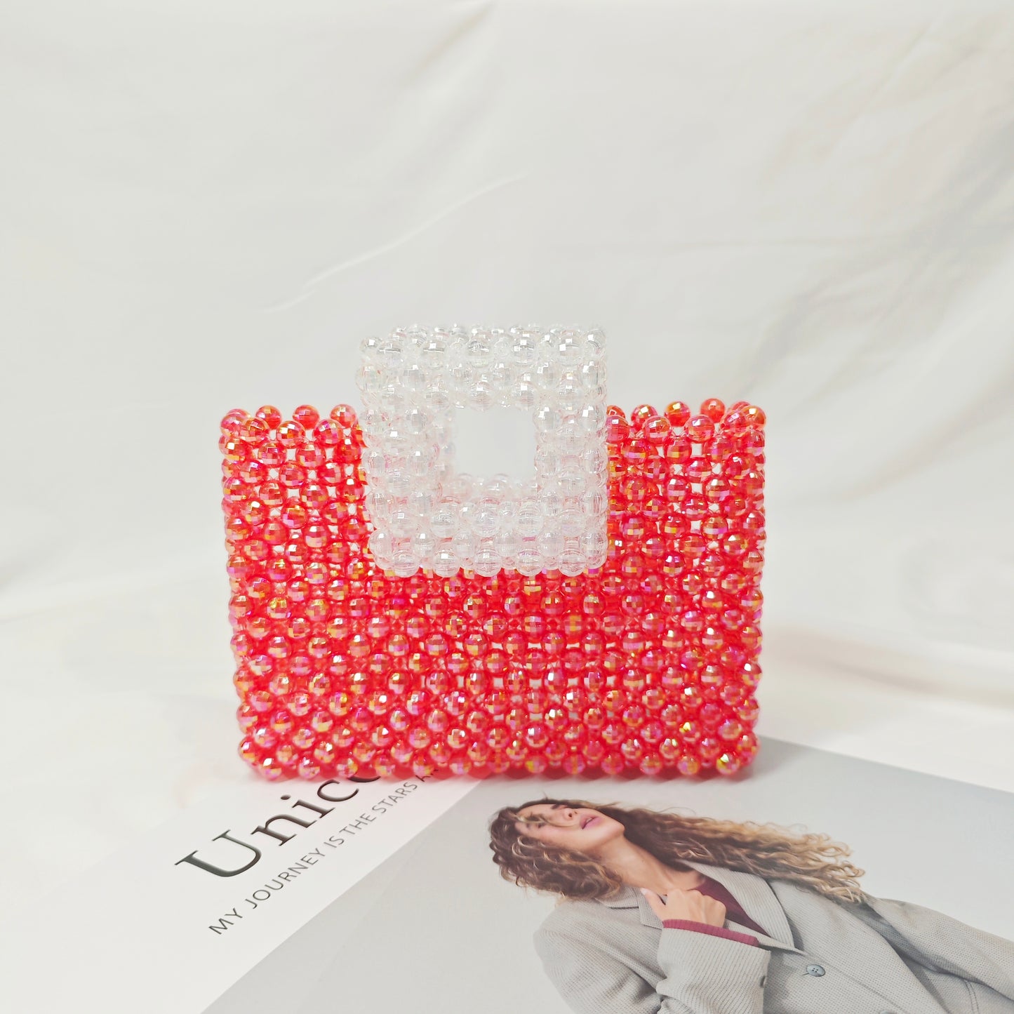 Red Jewel Handbag