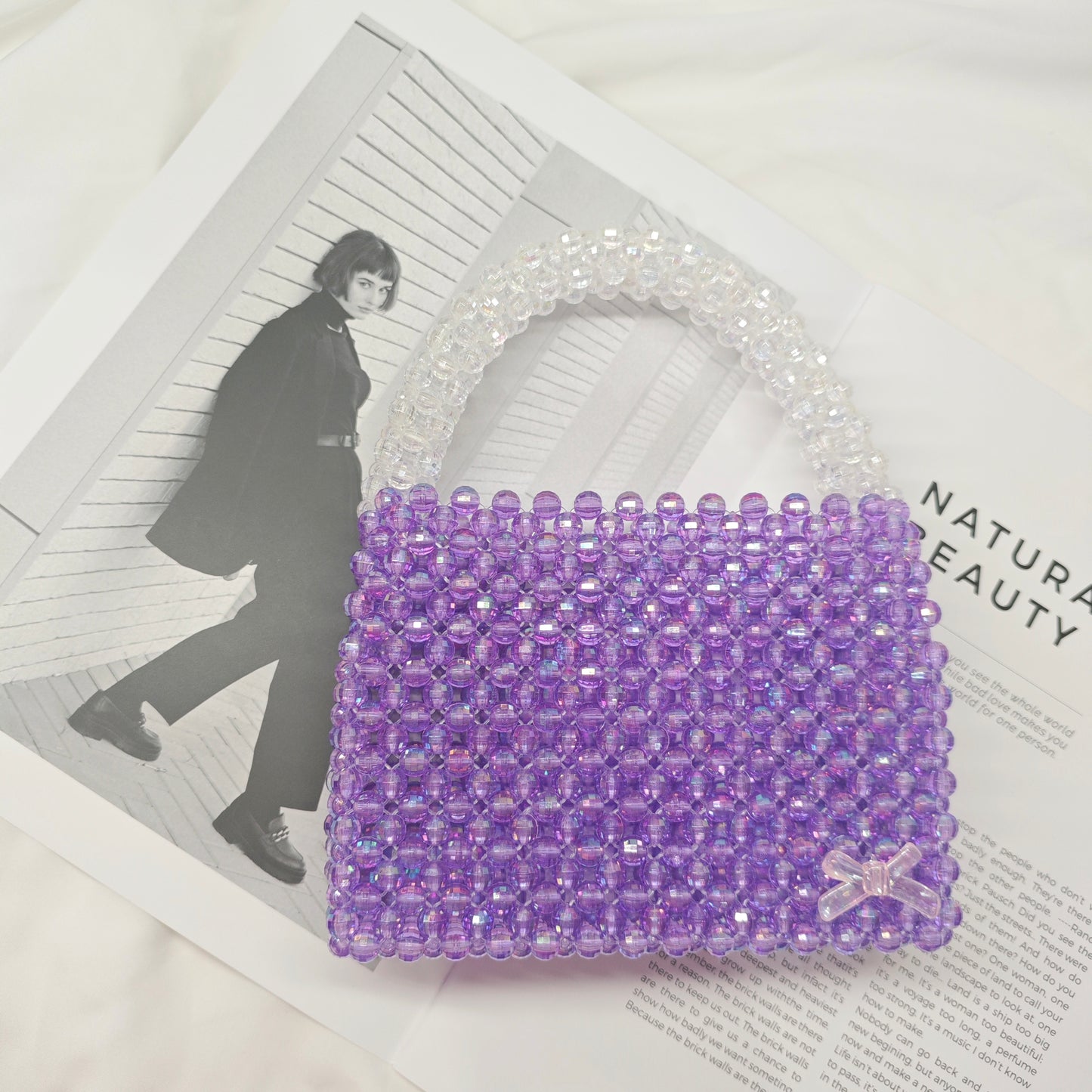 Purple Shell Handbag