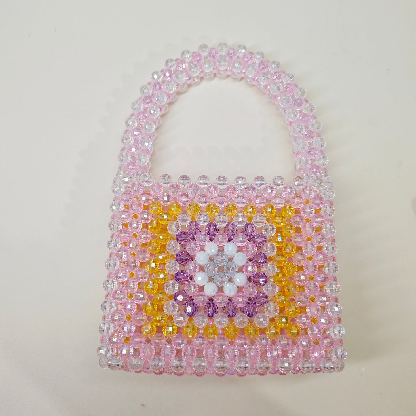 Granny Square Beaded Handbag